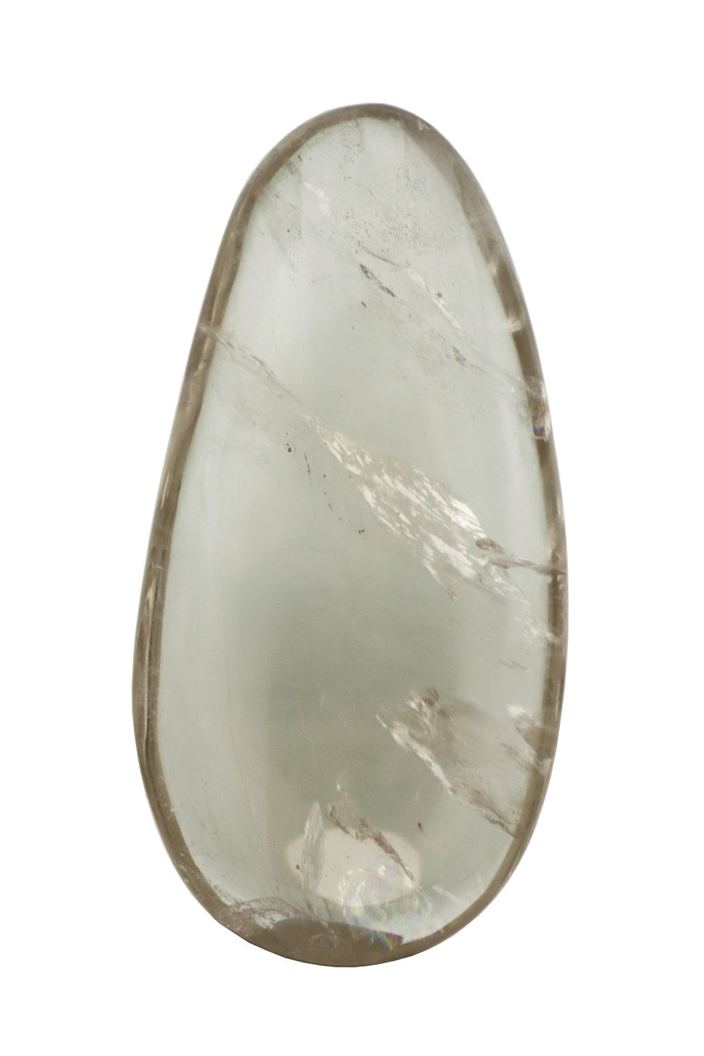 Smoky Quartz Palm Stone SMKP02
