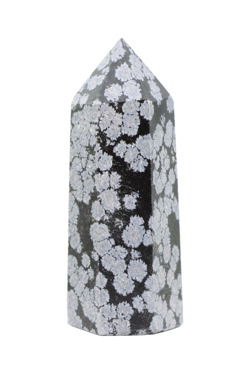 Snowflake Obsidian Point SWFP07