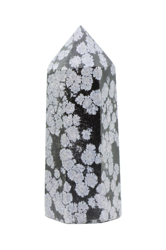 Snowflake Obsidian Point SWFP07