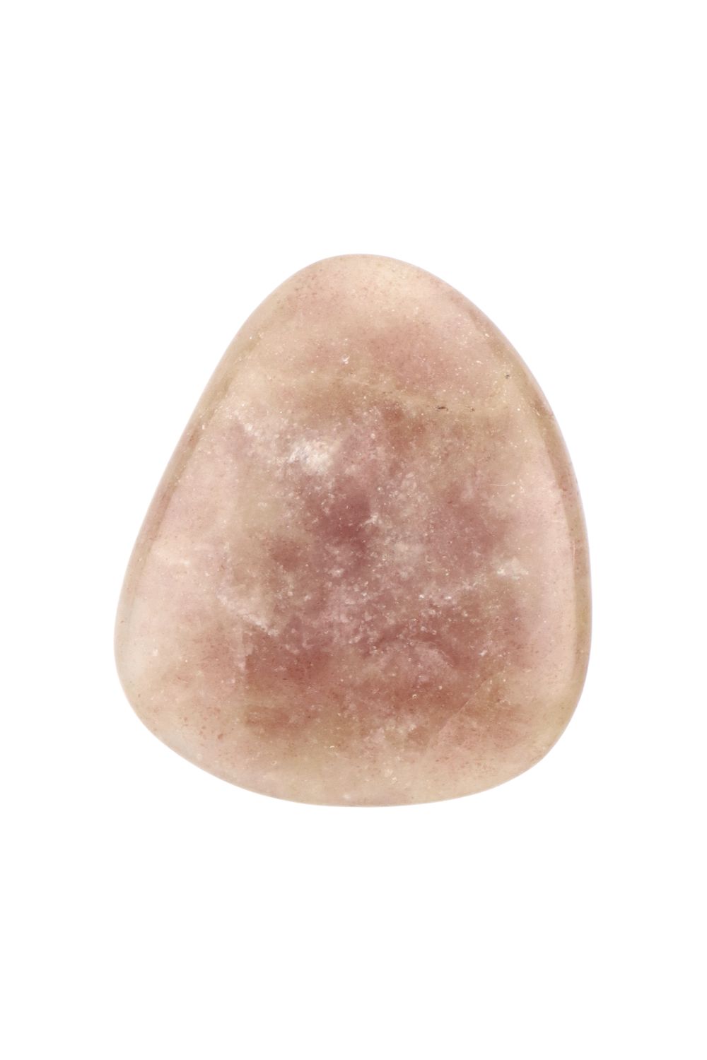 Strawberry Quartz Palm Stone STQP08