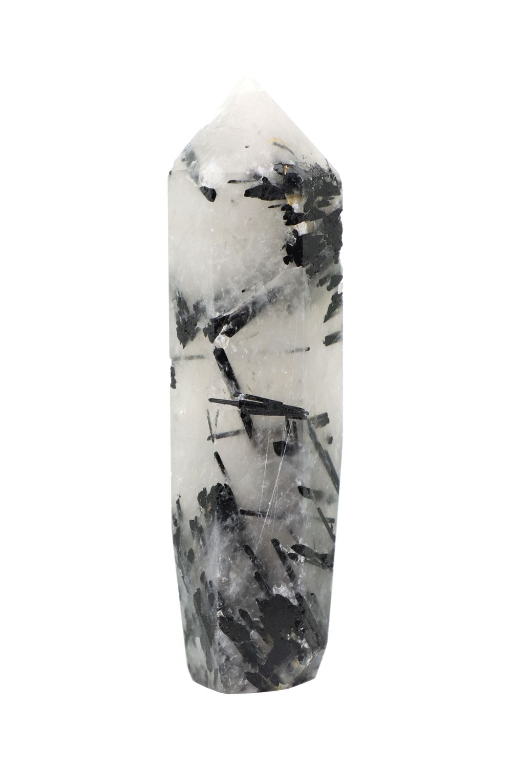 Tourmalinated Quartz Point TMQZ04