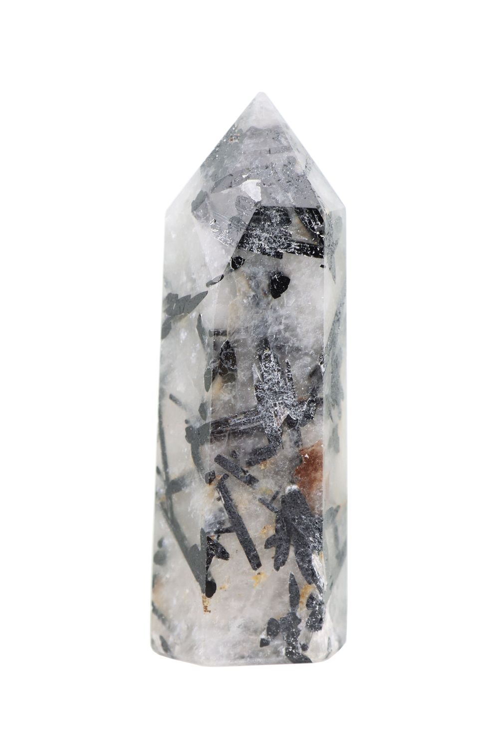Tourmalinated Quartz Point TMQZ03