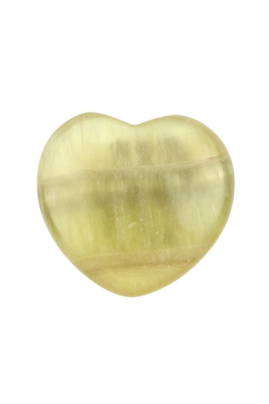 Yellow Fluorite Heart YEPH01