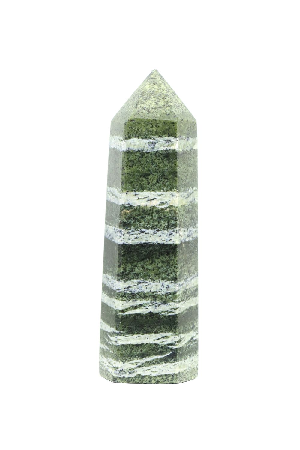 Zebra Green Jasper Point ZGJP03