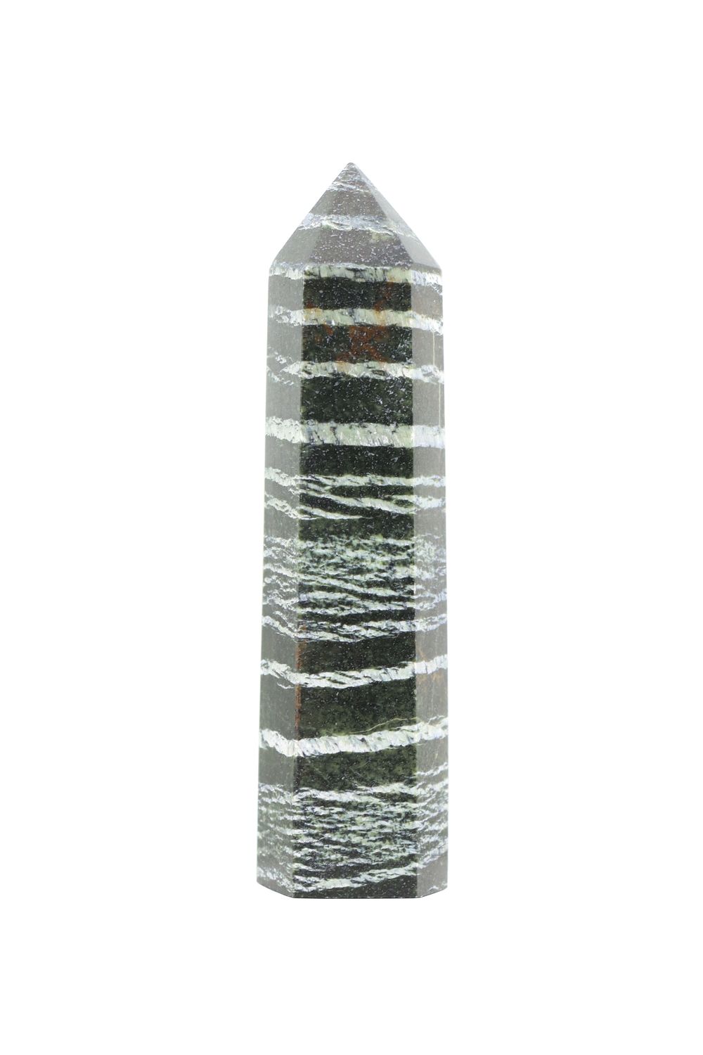 Zebra Green Jasper Point ZGJP02