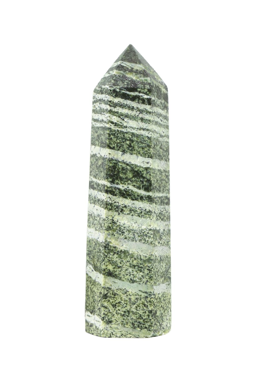 Zebra Green Jasper Point ZGJP04