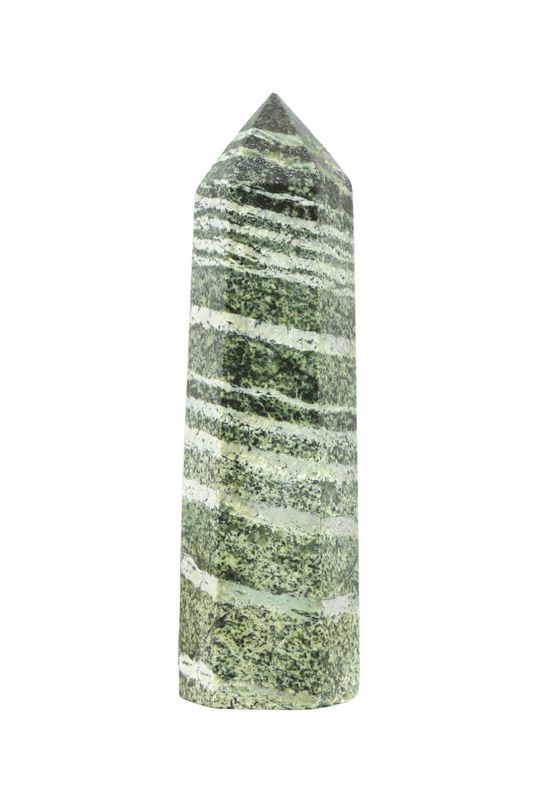 Zebra Green Jasper Point ZGJP04