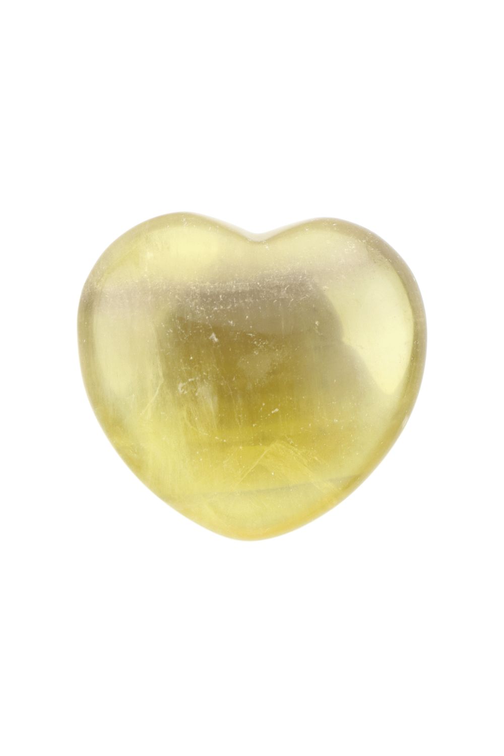 Yellow Fluorite Heart YEPH04
