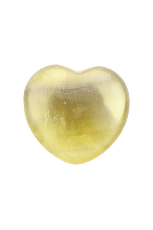 Yellow Fluorite Heart YEPH04