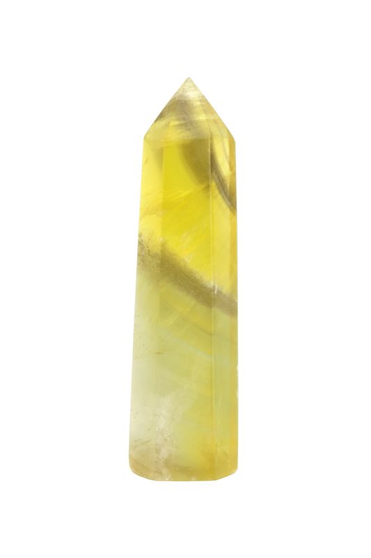 Yellow Fluorite Point YEP07