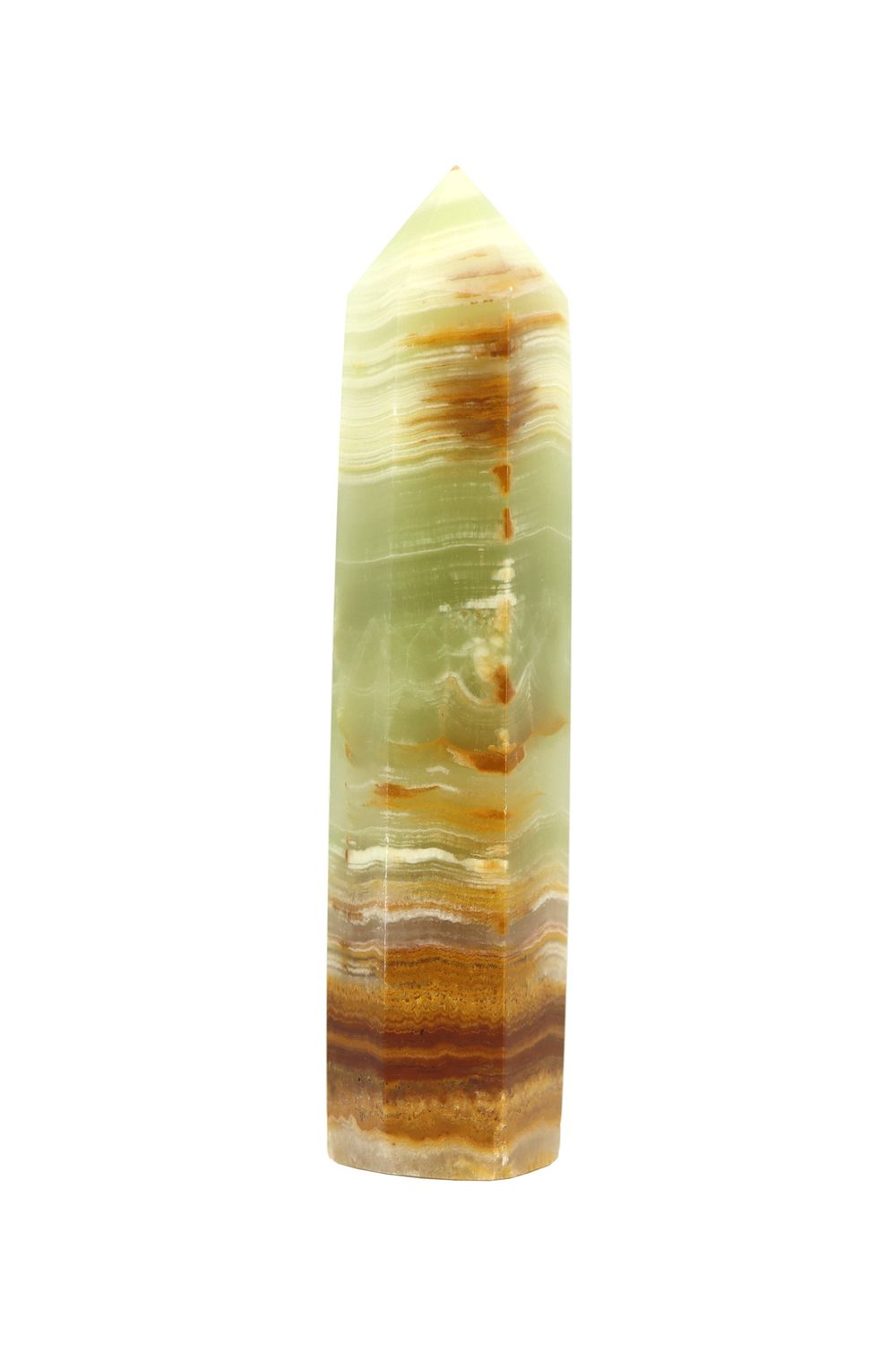 Green Banded Onyx Point OXP02