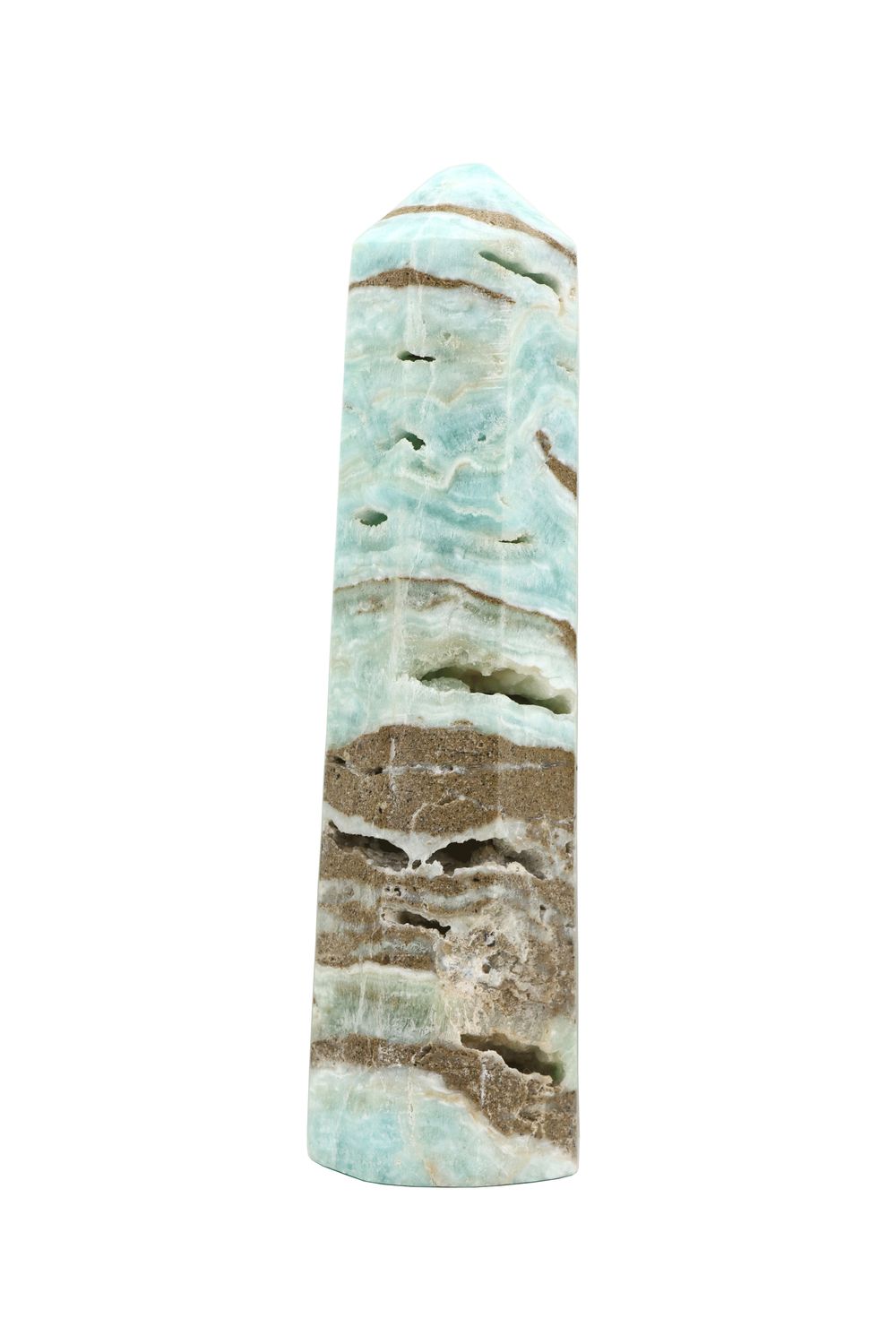 Blue Aragonite Point BARP02