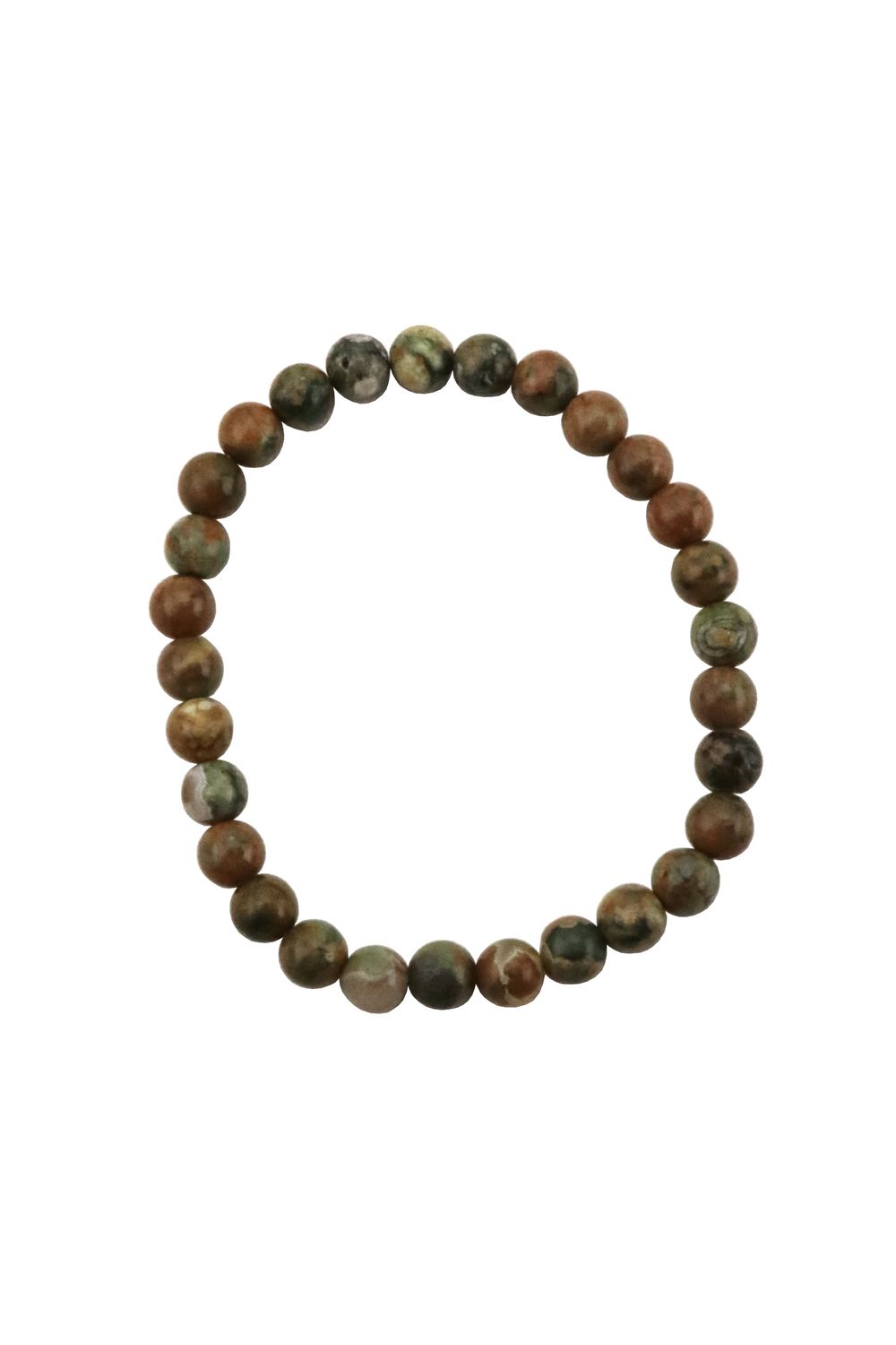 Rainforest Jasper Bracelet 6mm