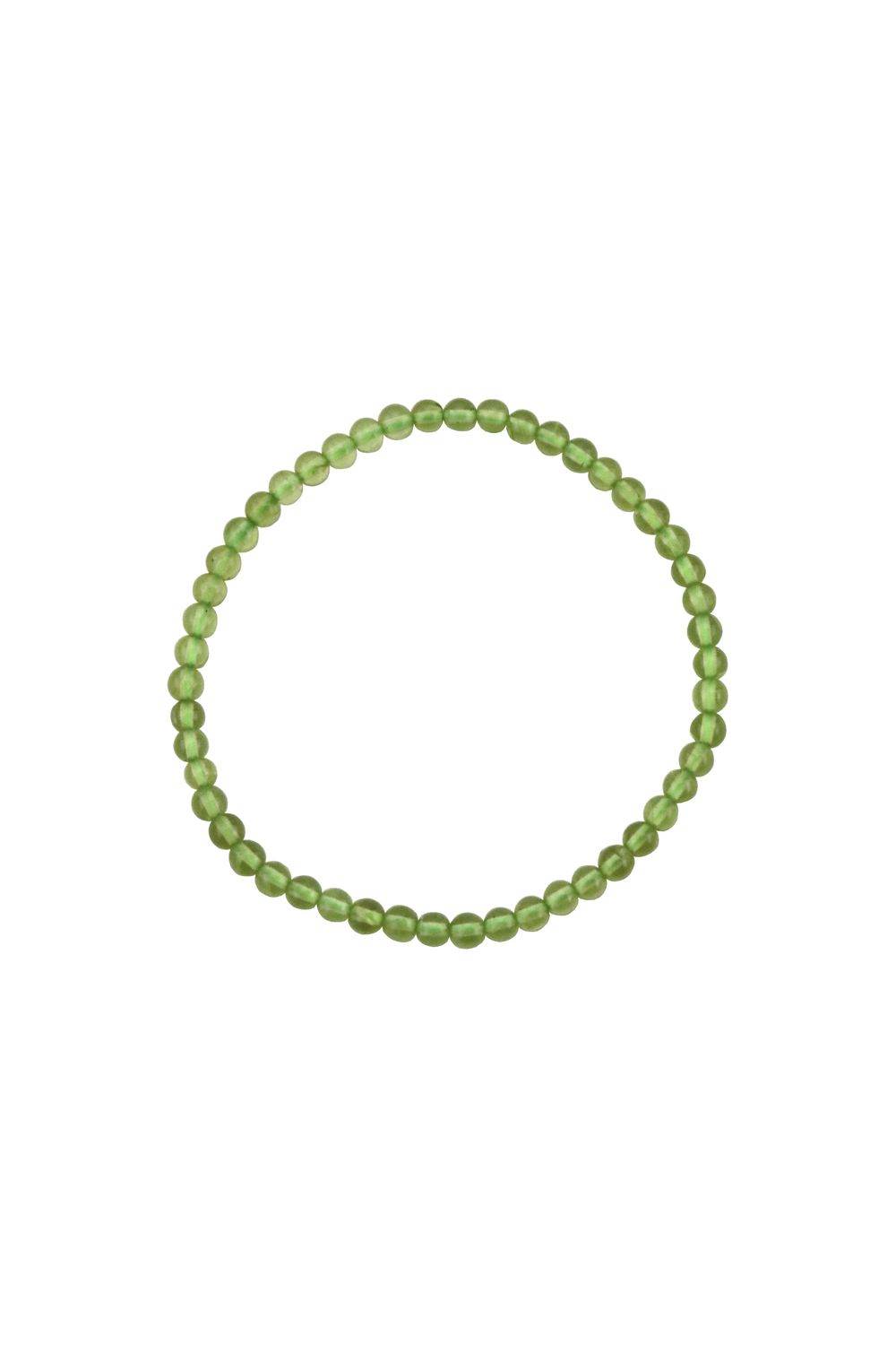 Peridot Bracelet 4mm