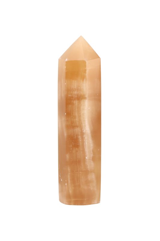 Honey Calcite Point HCP01