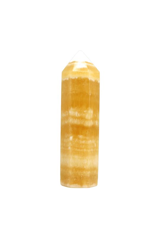 Orange Calcite Point OC03