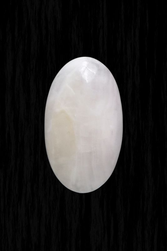 Pink Calcite Palm Stone PCTP03