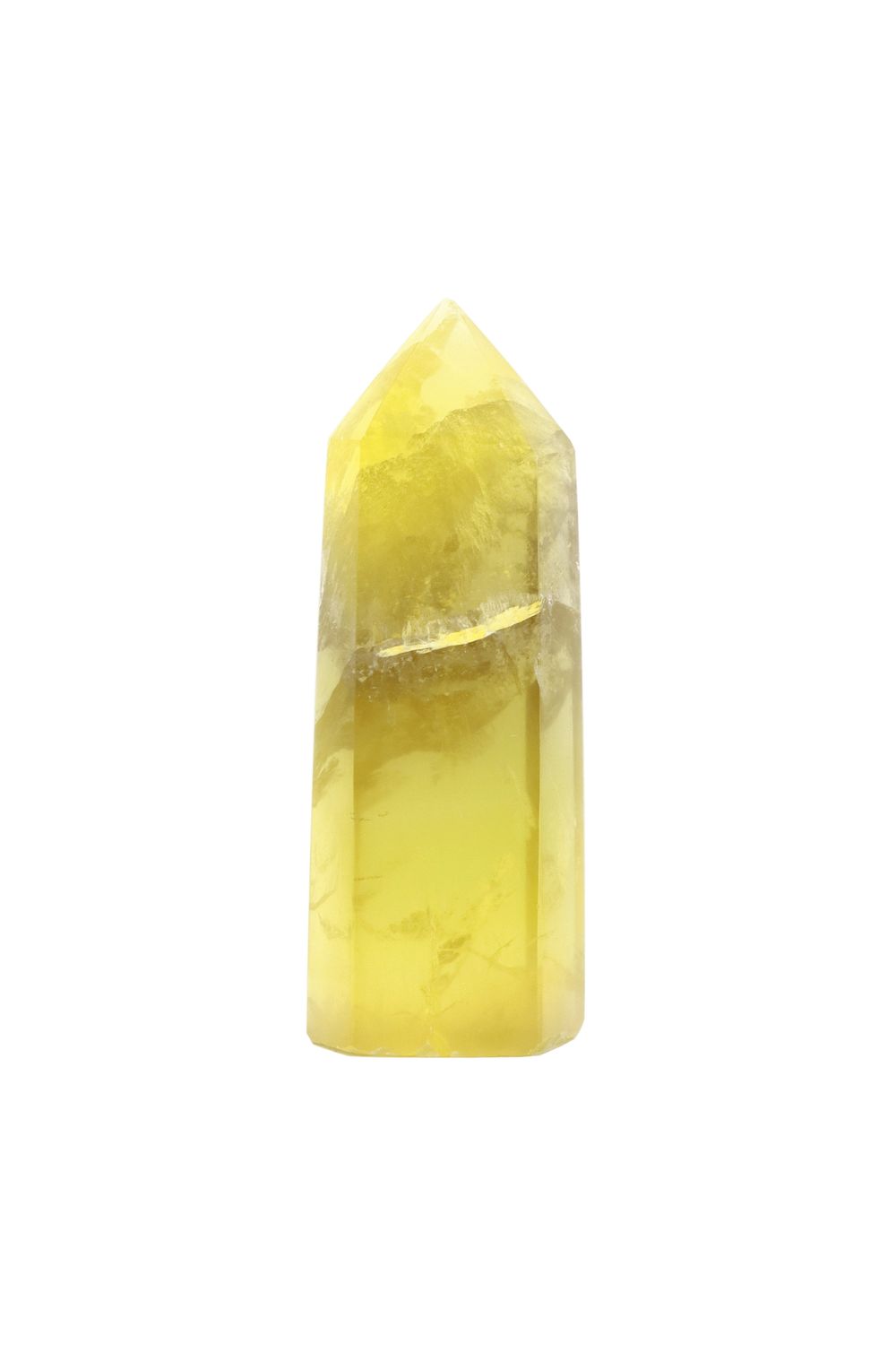 Yellow Fluorite Point YEP04