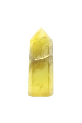 Yellow Fluorite Point YEP04