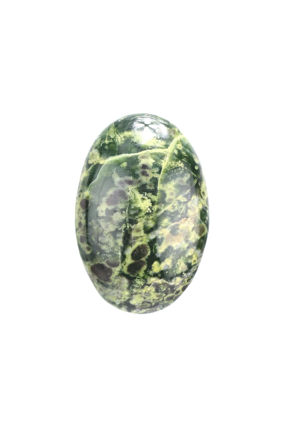 Serpentine Palm Stone SERP08