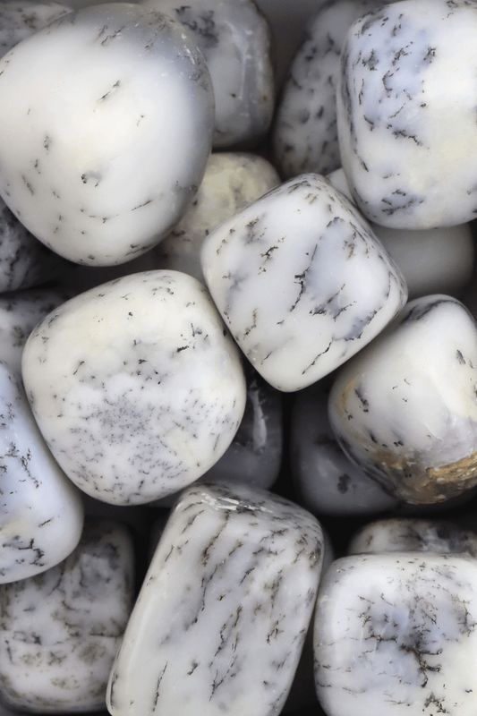 Dendritic Opal White