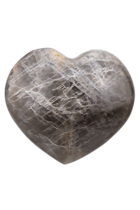 Black Moonstone Heart BMH01