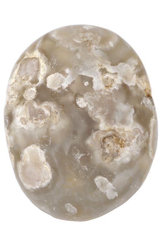 Flower Agate Palm Stone FLAP06