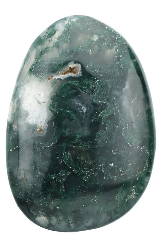 Moss Agate Palm Stone MOSP02