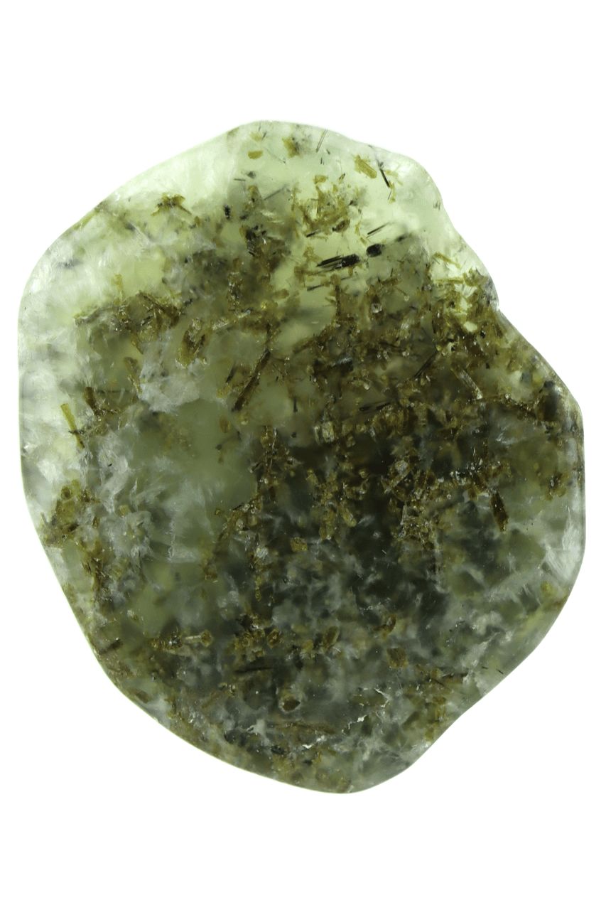 Prehnite &amp; Epidote Slab PEP04