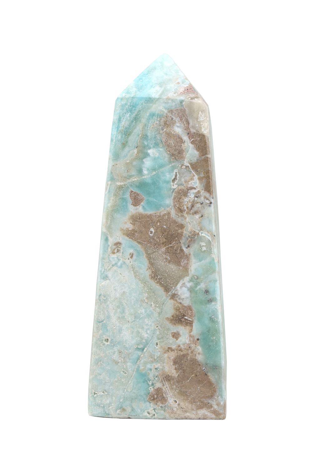 Blue Aragonite Point BARP06