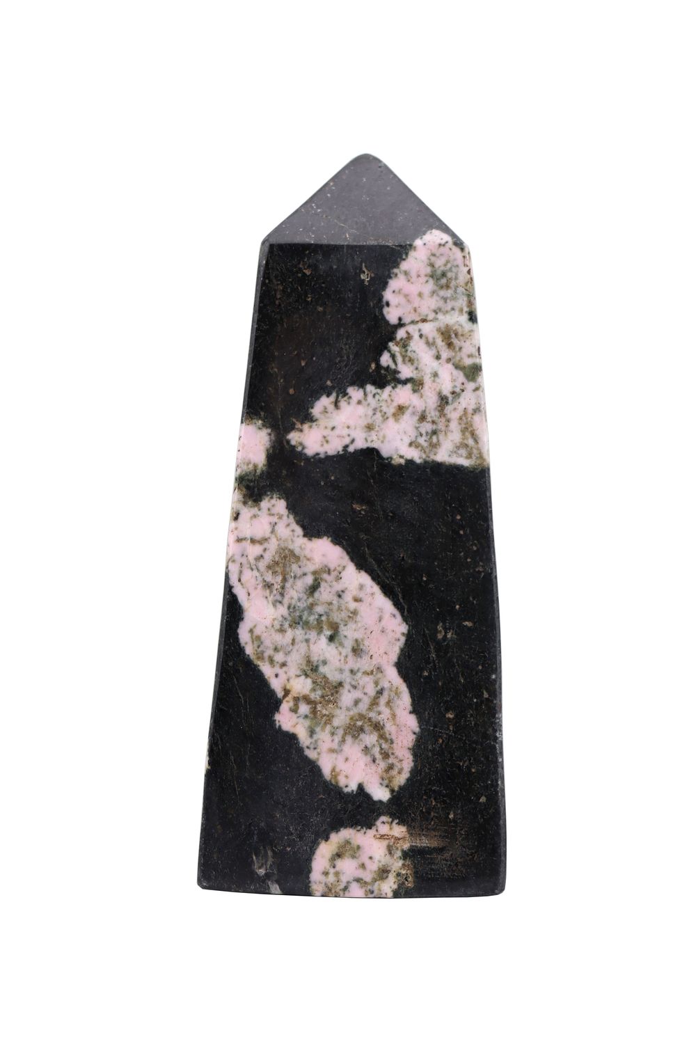 Black Jade &amp; Thulite Point BWJP02