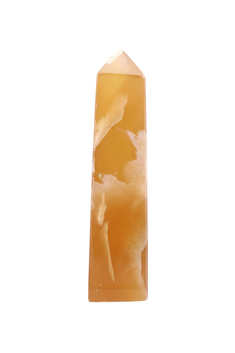 Honey Calcite Point HCP02