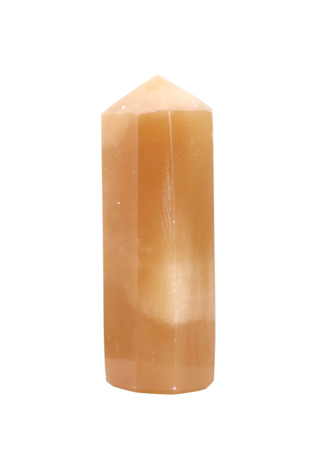 Honey Calcite Point HCP04