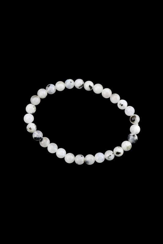 Rainbow Moonstone Bracelet 6mm