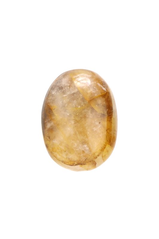 Golden Healer Quartz Palm Stone GHP03