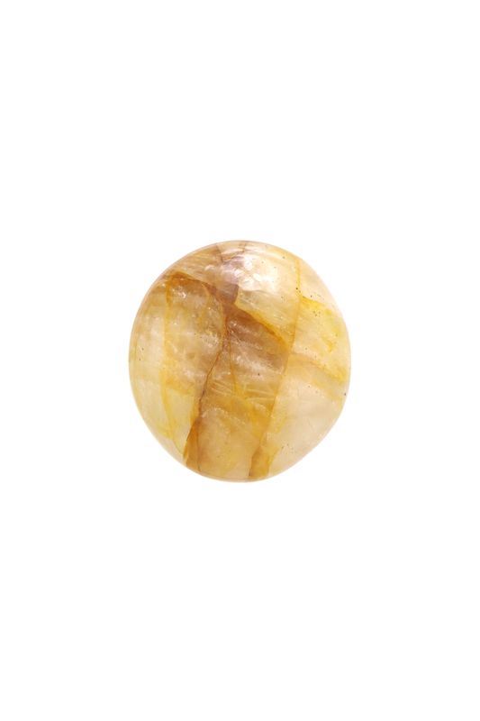 Golden Healer Quartz Palm Stone GHP04