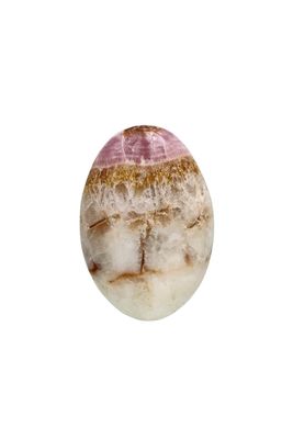 Pink Aragonite Palm Stone PARP03