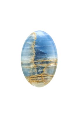 Blue Onyx Palm Stone BOPS03