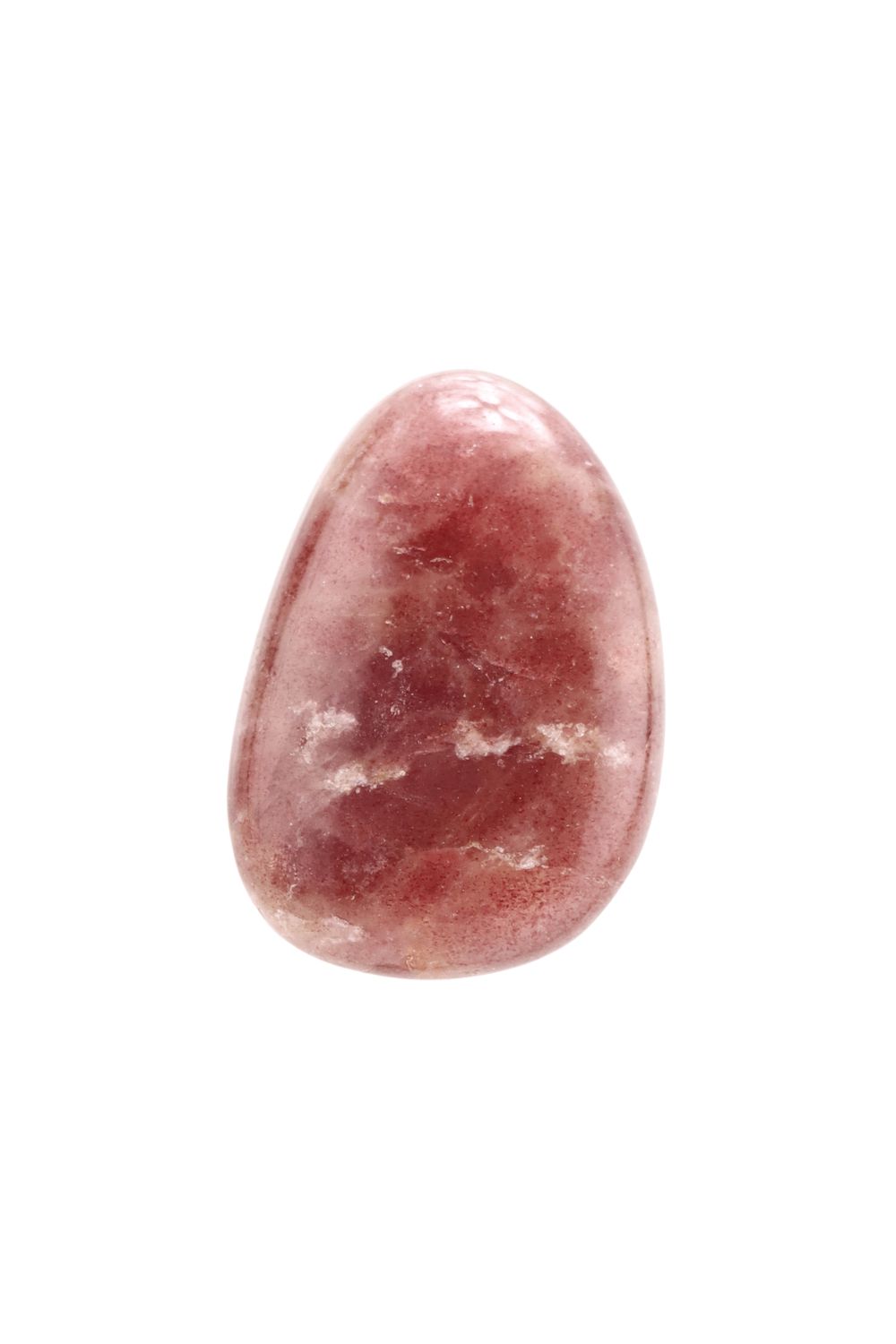 Strawberry Quartz Palm Stone STQP04