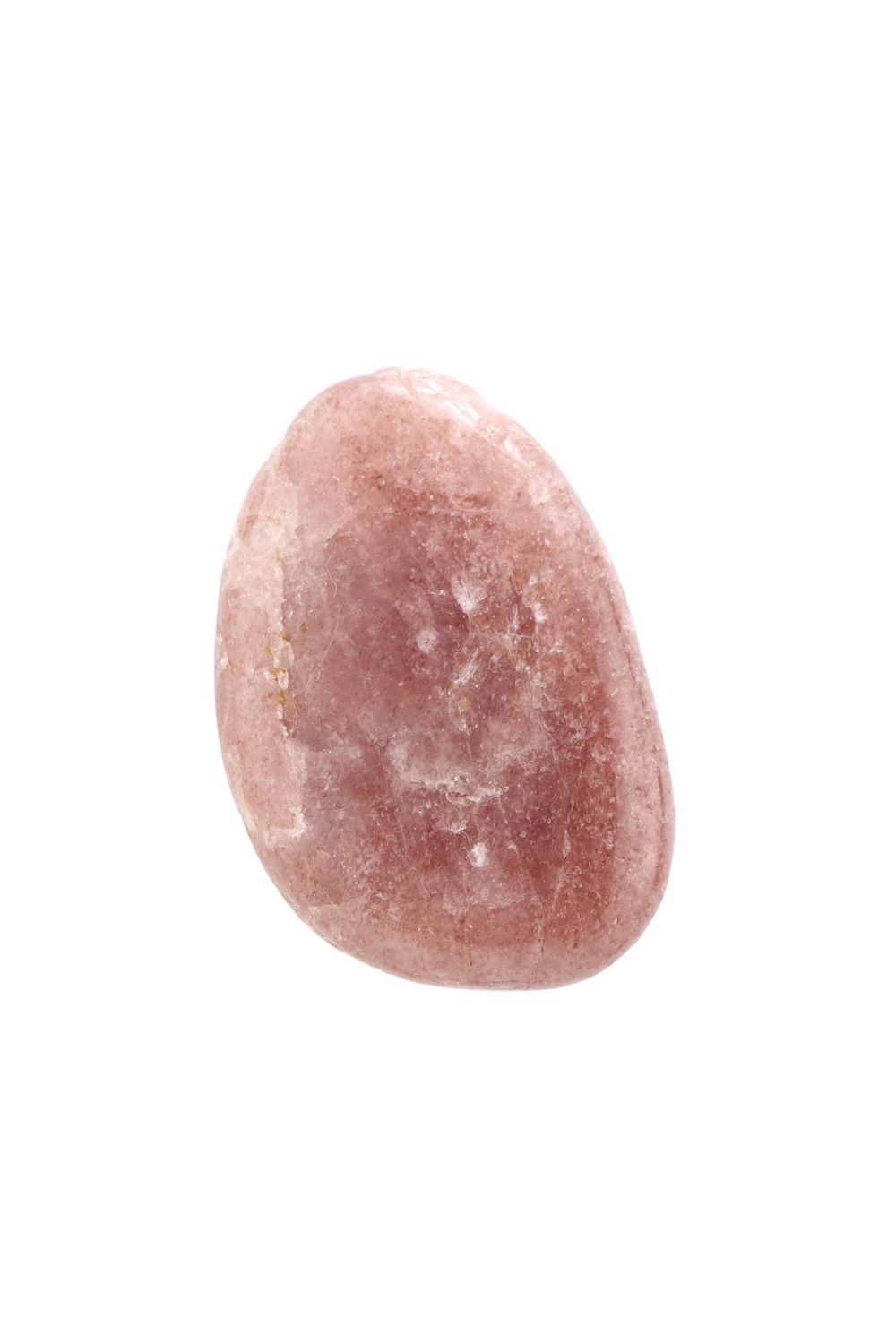 Strawberry Quartz Palm Stone STQP03
