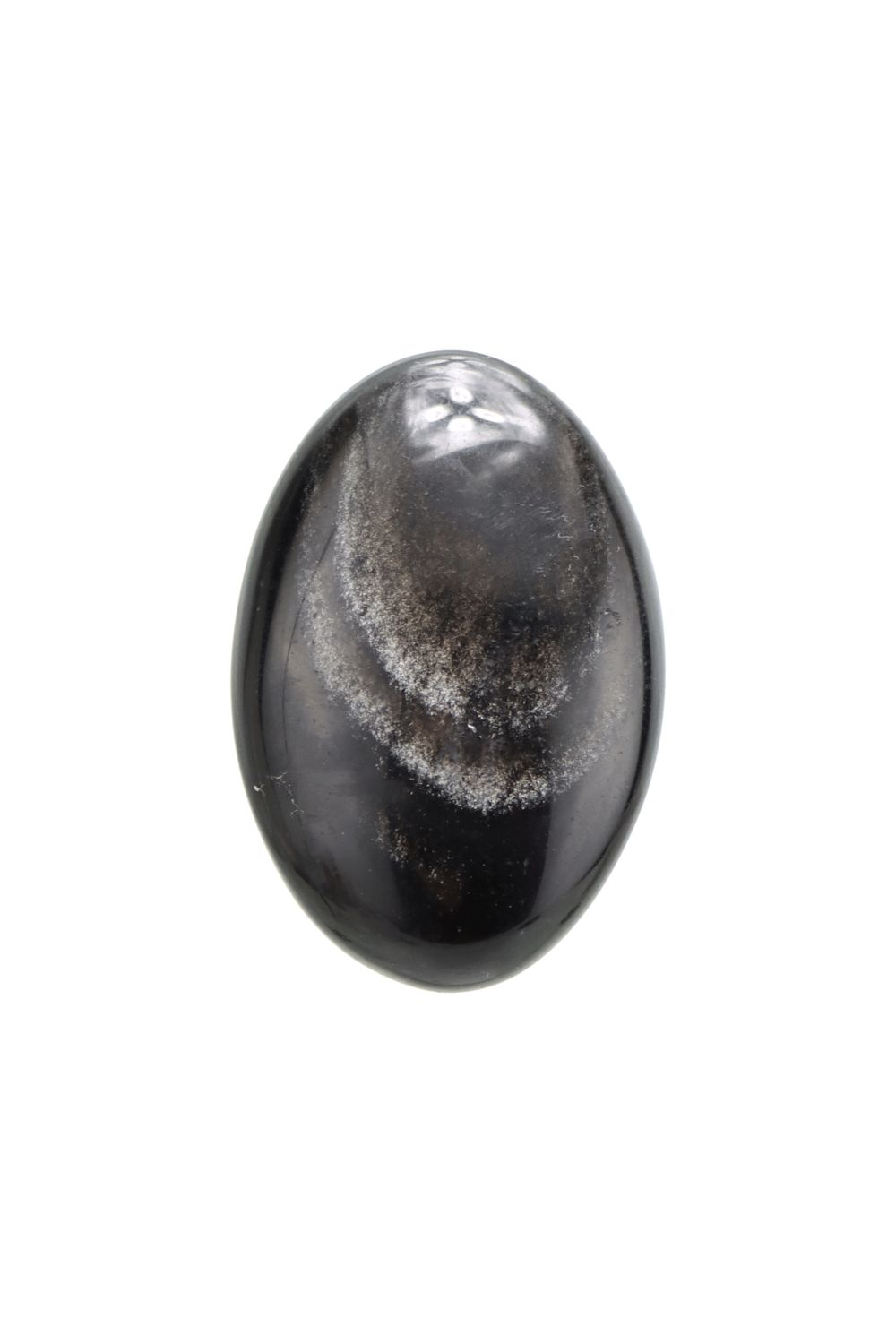 Sheen Obsidian Palm Stone SOBP06