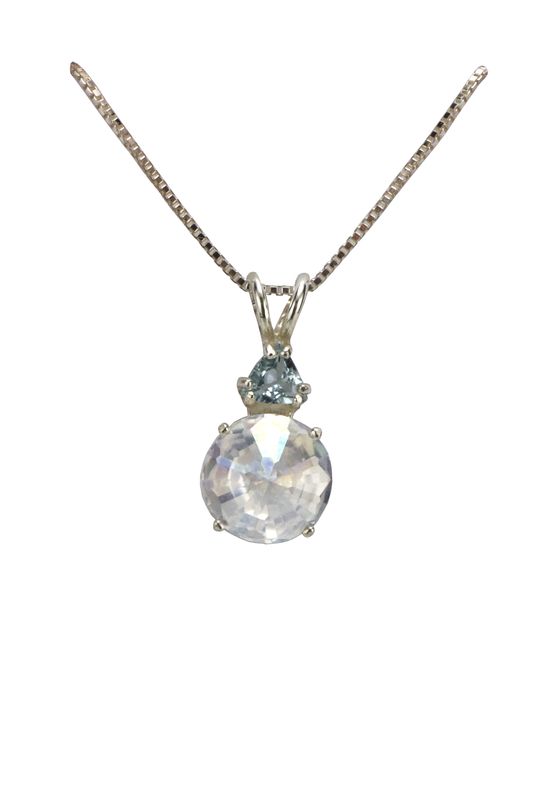 Angel Aura Mini Radiant Heart &amp; Aquamarine