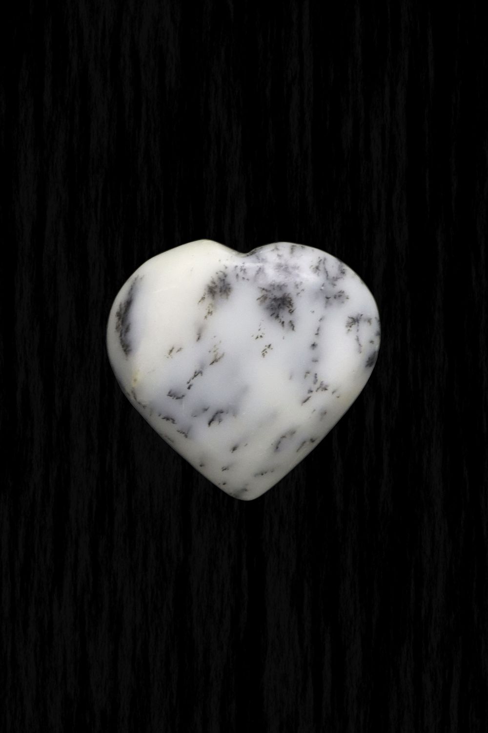Dendritic Opal Heart DDOH02
