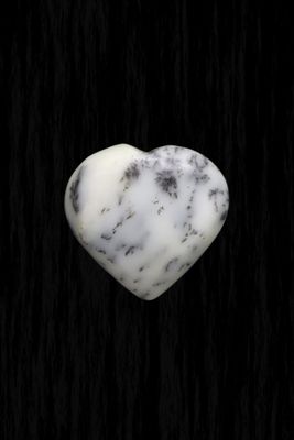 Dendritic Opal Heart DDOH02