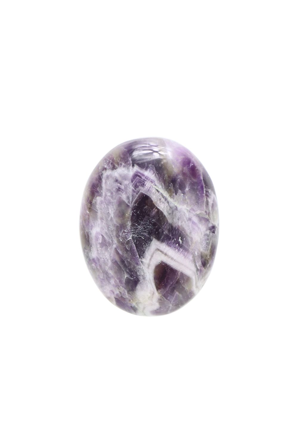 Amethyst Chevron Palm Stone CVP03