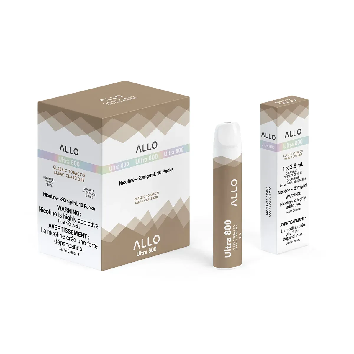 Allo Ultra 800 Classic tobacco