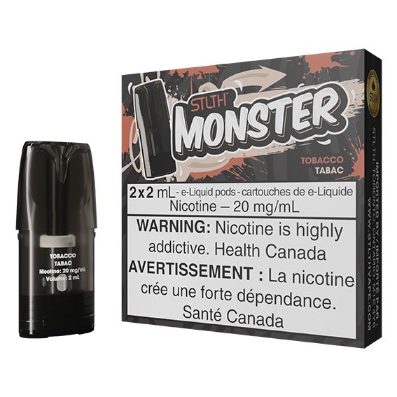 STLTH Monster Pods Tobacco