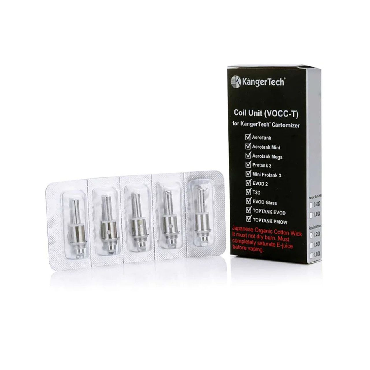 Kanger VOCC 1.5OHM (5) Pack*Discontinued*