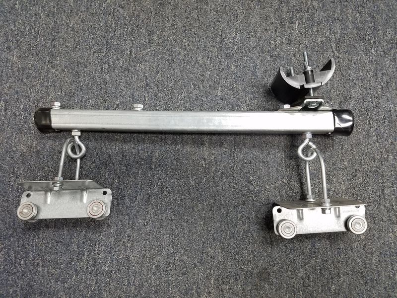 Trolleys: C-Track Festoon, Trolley Type-Heavy-Duty Round Cable Trolley single round saddle (R-12CC5)