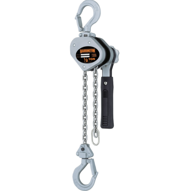 Harrington LX Lever Puller Hoist 1/2 Ton, Lift-15 Feet